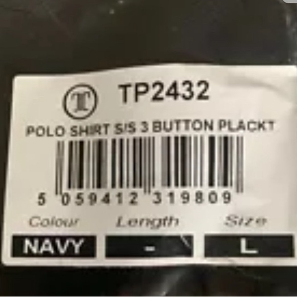 Dublin Fire Brigade polo shirt navy blue red lettering Embroidered shield size L - Picture 6 of 13